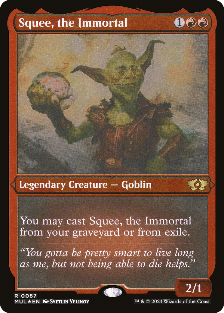 Squee, the Immortal (Foil Etched) [Multiverse Legends] | The CG Realm