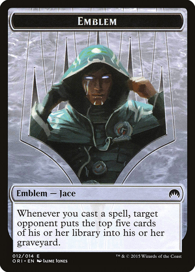 Jace, Telepath Unbound Emblem [Magic Origins Tokens] | The CG Realm