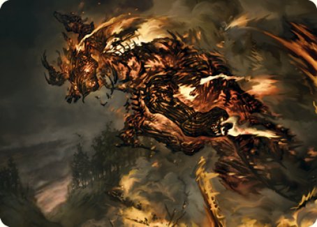 Pyre Spawn Art Card [Innistrad: Crimson Vow Art Series] | The CG Realm