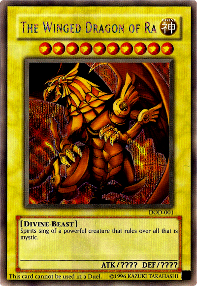 The Winged Dragon of Ra [DOD-001] Prismatic Secret Rare | The CG Realm