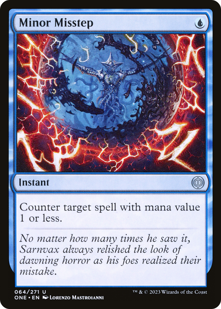 Minor Misstep [Phyrexia: All Will Be One] | The CG Realm