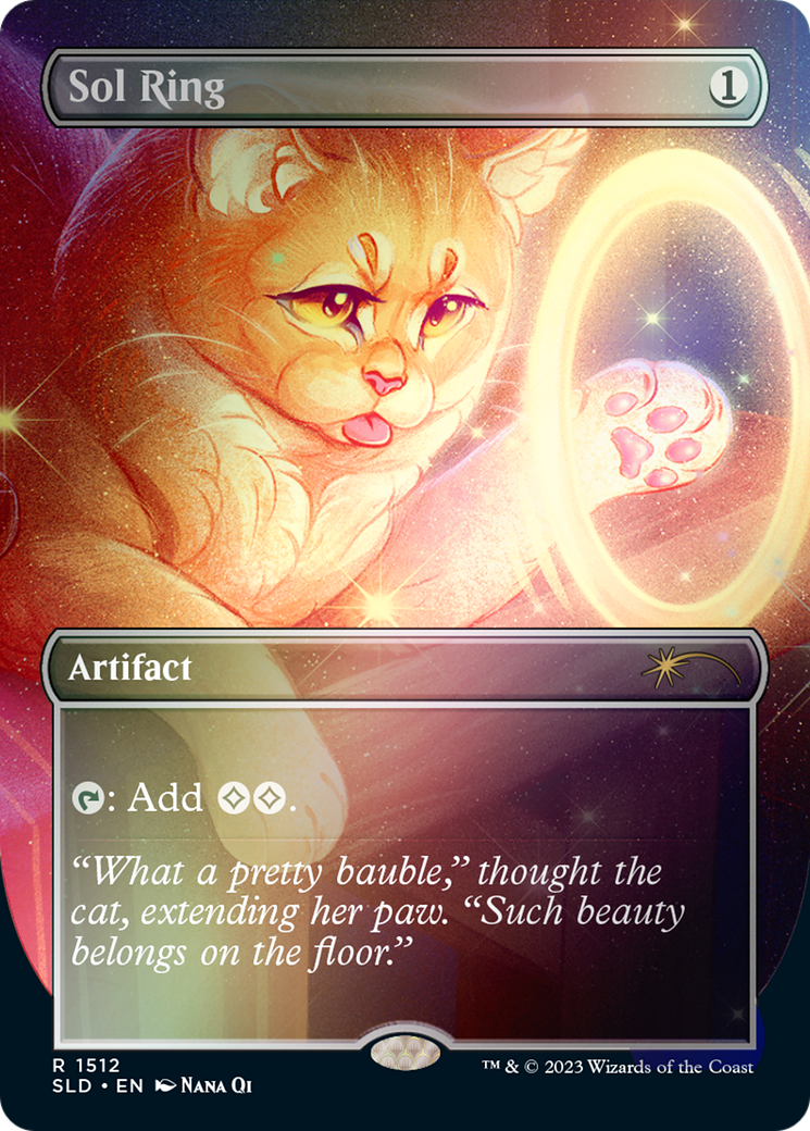 Sol Ring (1512) (SLD-1512) - Secret Lair Drop (Borderless) Foil