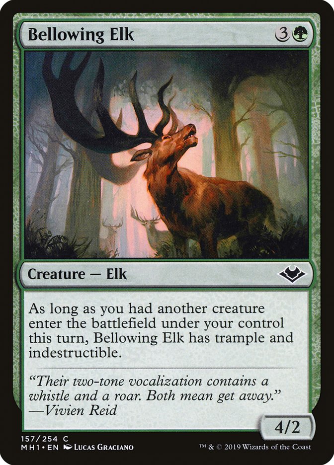 Bellowing Elk [Modern Horizons] | The CG Realm