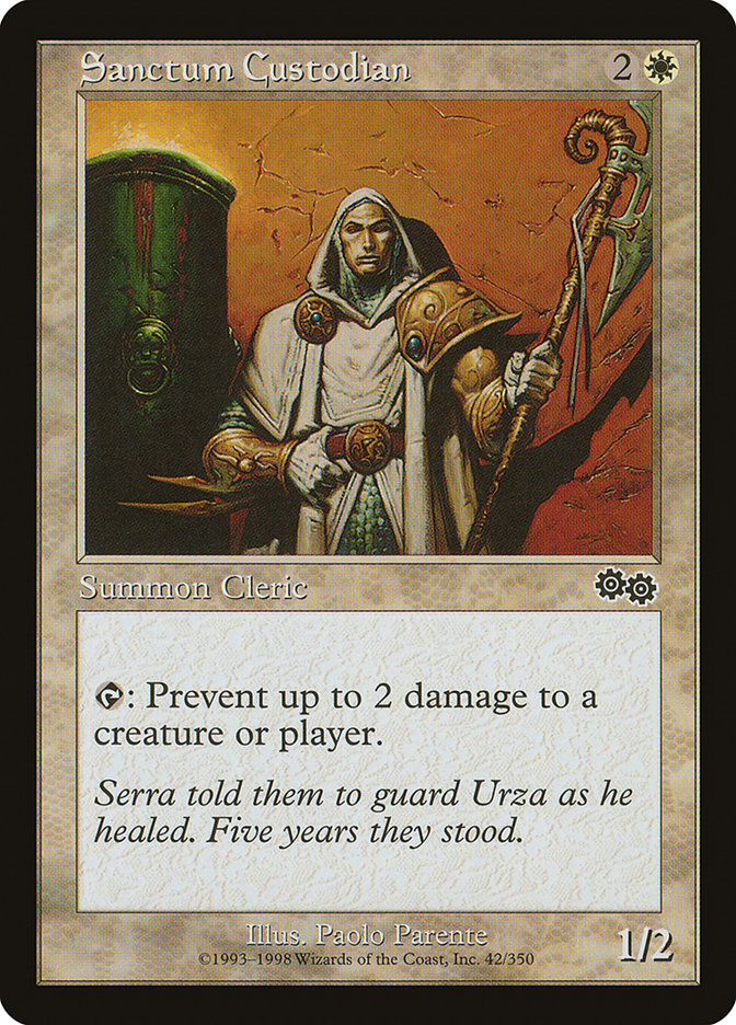 Sanctum Custodian [Urza's Saga] | The CG Realm