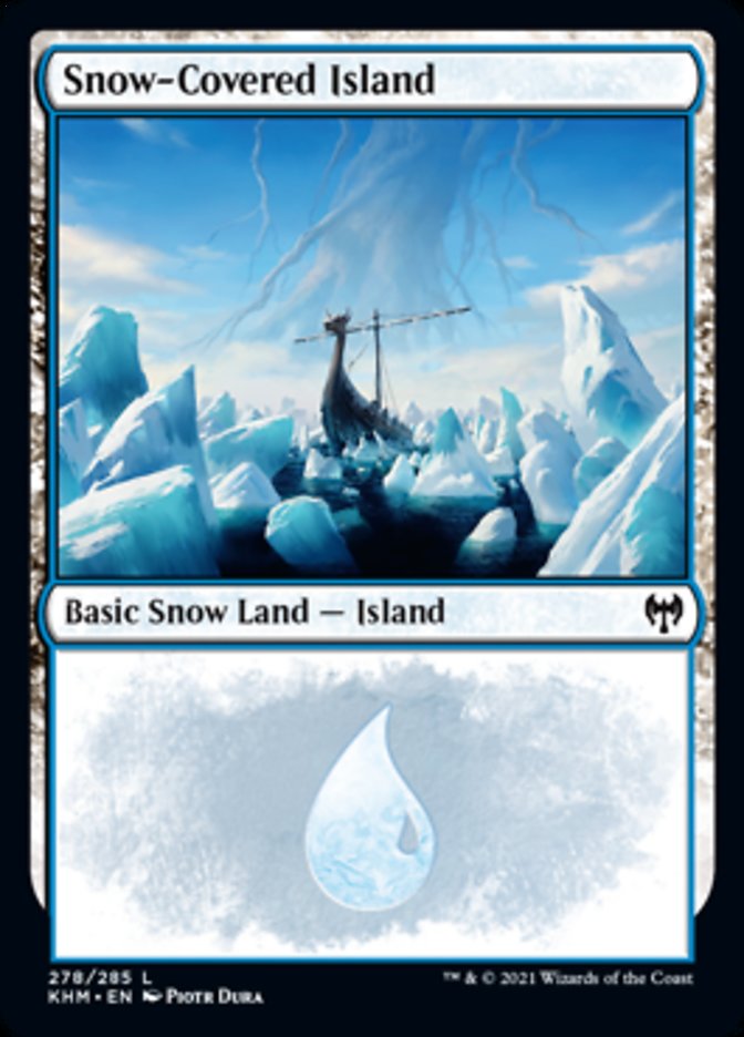 Snow-Covered Island (278) [Kaldheim] | The CG Realm