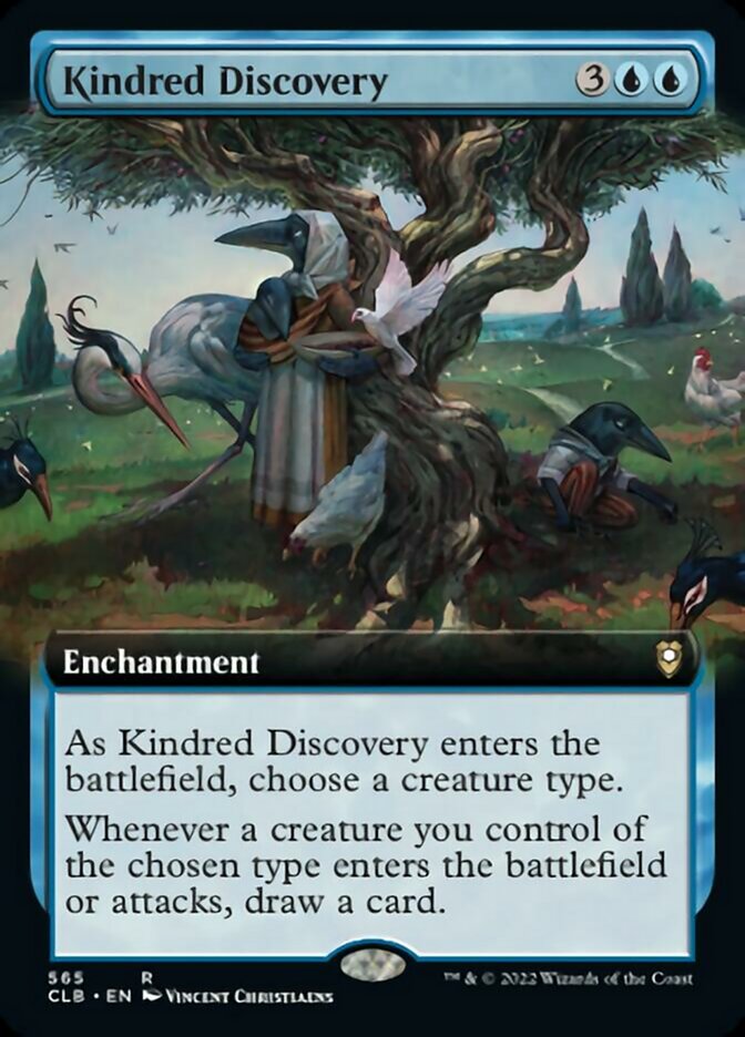 Kindred Discovery (Extended Art) [Commander Legends: Battle for Baldur's Gate] | The CG Realm