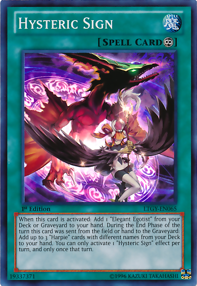 Hysteric Sign [LTGY-EN065] Super Rare | The CG Realm