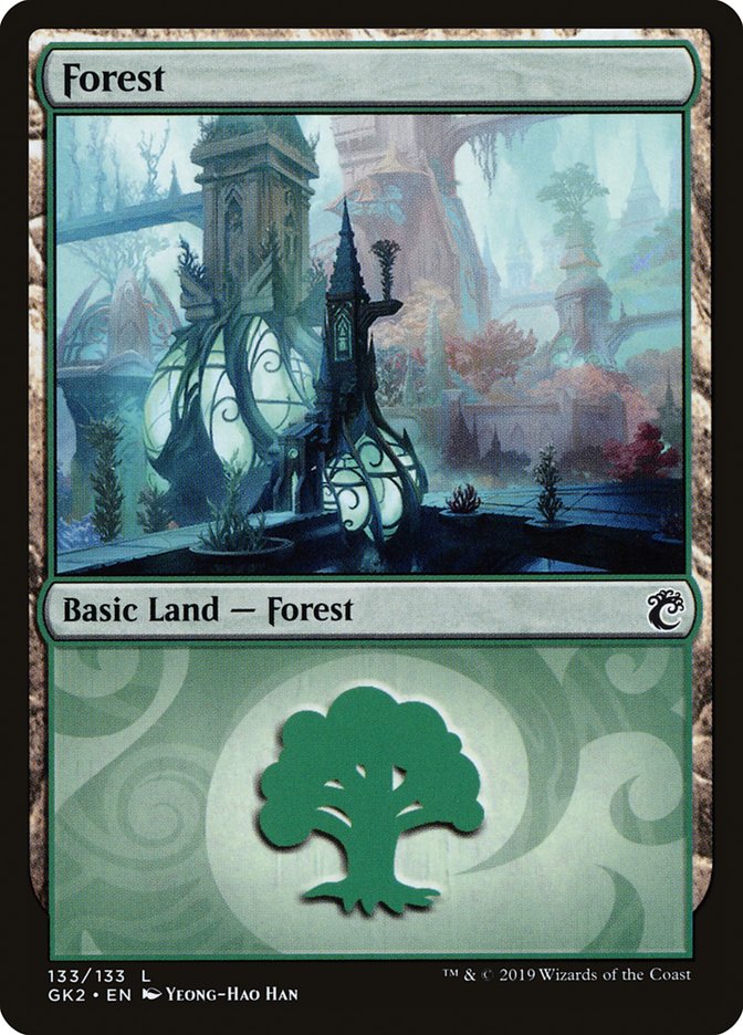 Forest (133) [Ravnica Allegiance Guild Kit] | The CG Realm