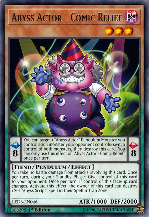 Abyss Actor - Comic Relief [LED3-EN046] Rare | The CG Realm