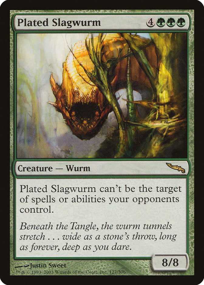 Plated Slagwurm [Mirrodin] | The CG Realm
