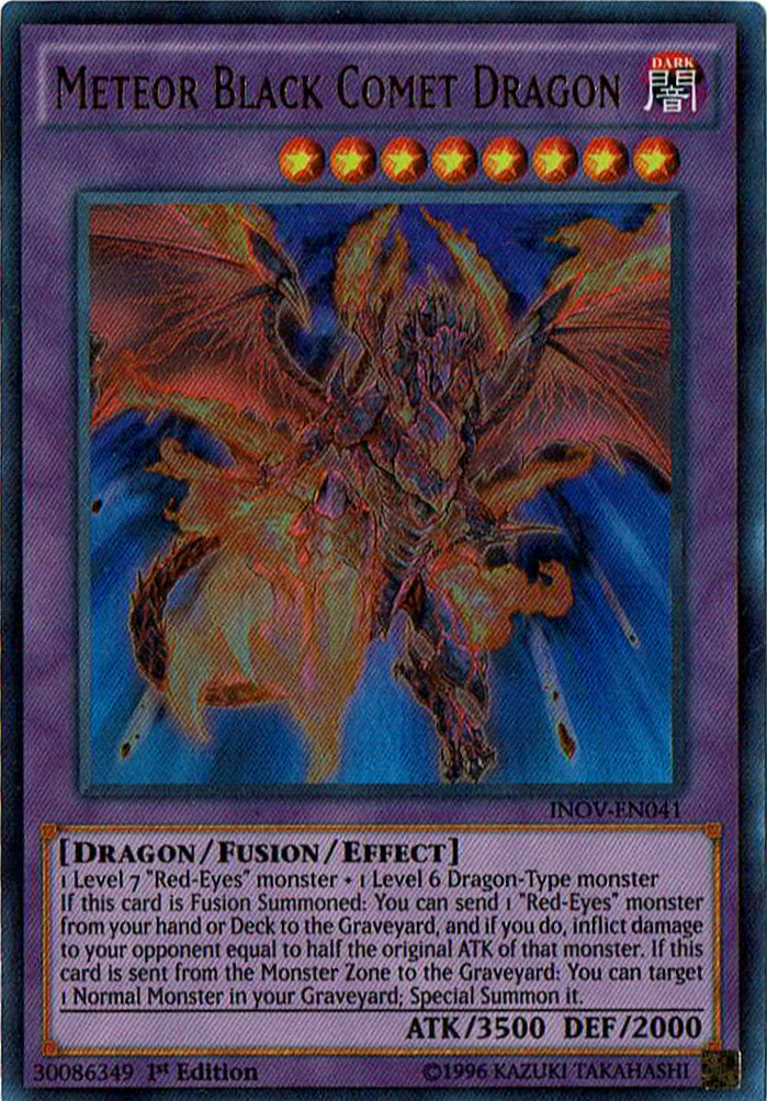 Meteor Black Comet Dragon [INOV-EN041] Ultra Rare | The CG Realm