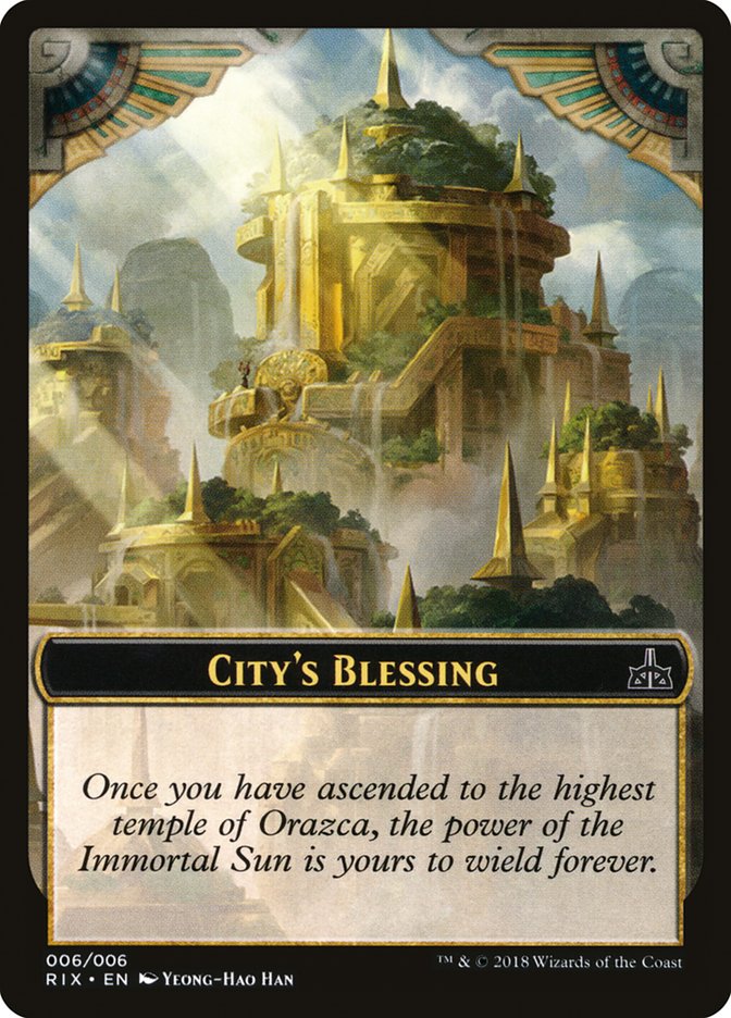 City's Blessing [Rivals of Ixalan Tokens] | The CG Realm