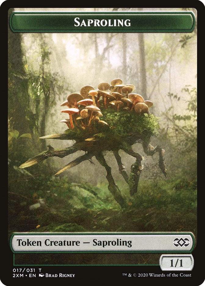 Marit Lage // Saproling Double-Sided Token [Double Masters Tokens] | The CG Realm