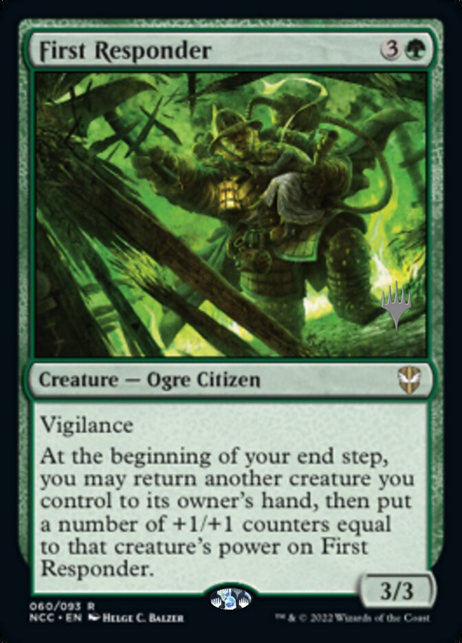 First Responder (Promo Pack) [Streets of New Capenna Commander Promos] | The CG Realm