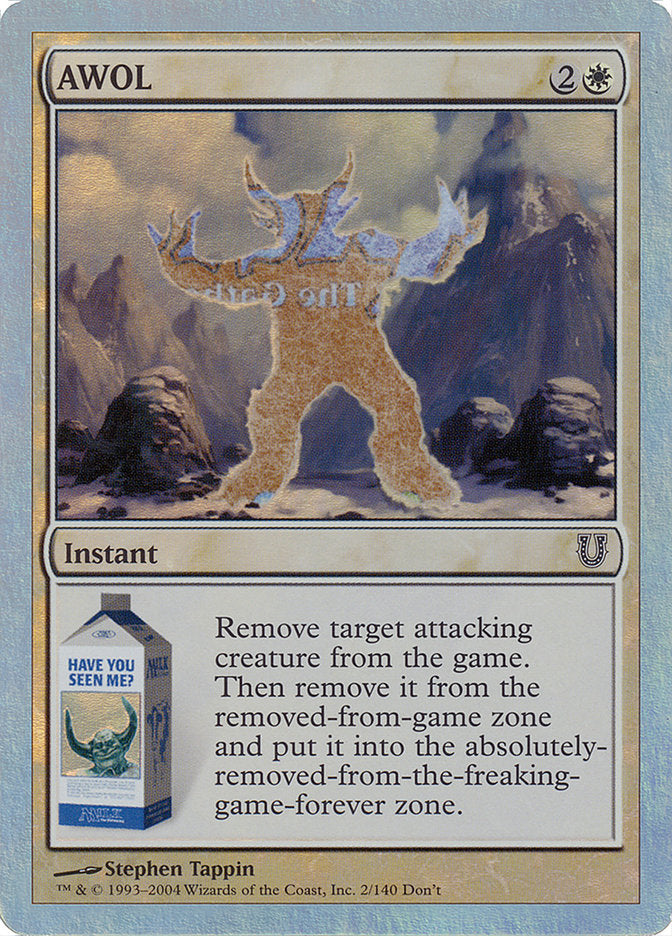 AWOL (Alternate Foil) [Unhinged] | The CG Realm