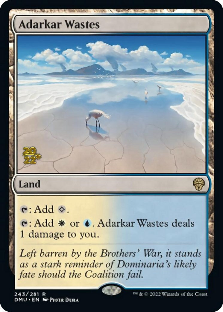 Adarkar Wastes [Dominaria United Prerelease Promos] | The CG Realm