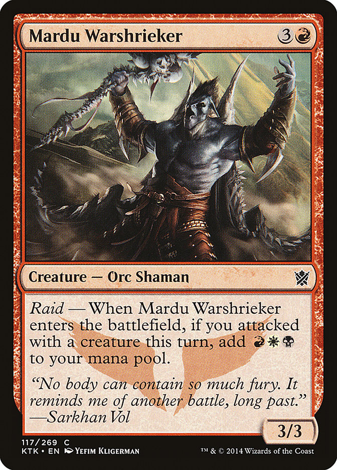 Mardu Warshrieker [Khans of Tarkir] | The CG Realm