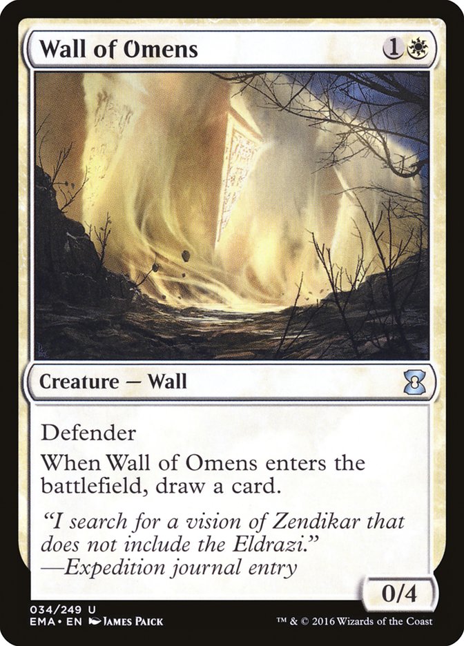 Wall of Omens [Eternal Masters] | The CG Realm