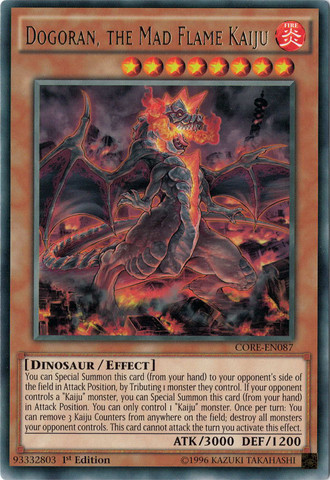 Dogoran, the Mad Flame Kaiju [CORE-EN087] Rare | The CG Realm