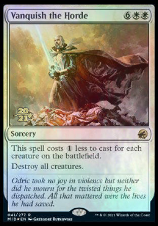 Vanquish the Horde [Innistrad: Midnight Hunt Prerelease Promos] | The CG Realm