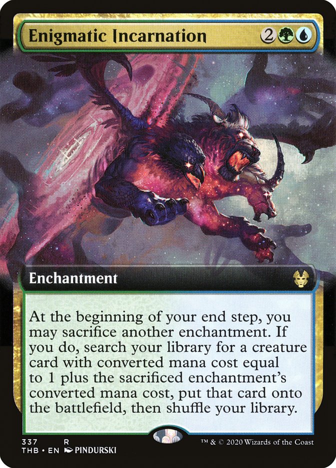 Enigmatic Incarnation (Extended Art) [Theros Beyond Death] | The CG Realm