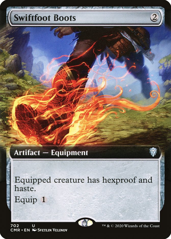 Swiftfoot Boots (Extended Art) [Commander Legends] | The CG Realm