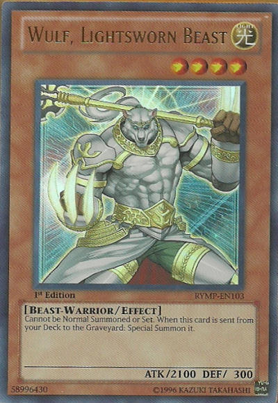 Wulf, Lightsworn Beast [RYMP-EN103] Ultra Rare | The CG Realm