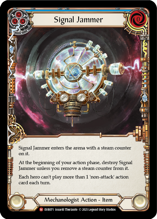 Signal Jammer [EVR071] (Everfest)  1st Edition Rainbow Foil | The CG Realm