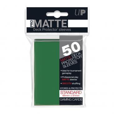 50ct Pro-Matte Green Standard Deck Protectors | The CG Realm