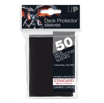 50ct Black Standard Deck Protectors | The CG Realm
