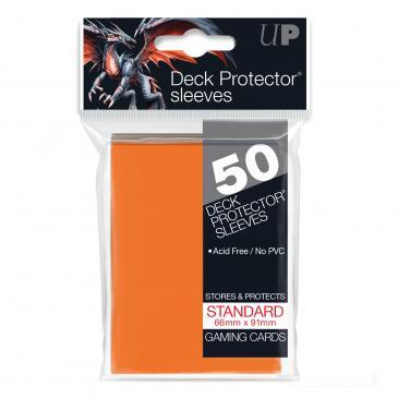 50ct Orange Standard Deck Protectors | The CG Realm