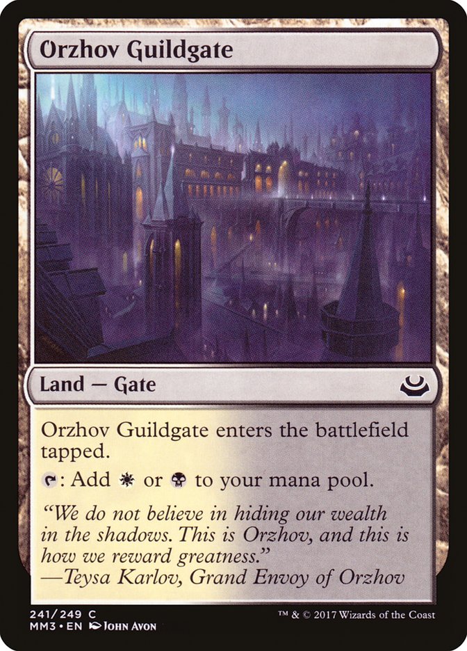Orzhov Guildgate [Modern Masters 2017] | The CG Realm