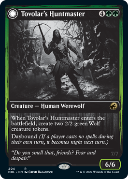 Tovolar's Huntmaster (DBL-204) - Innistrad: Double Feature: (Double Faced Transform)