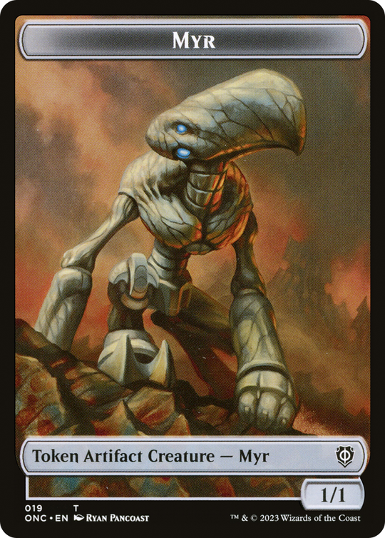 Myr // Thopter Double-sided Token (ONC-) - Commander: Phyrexia: All Will Be One