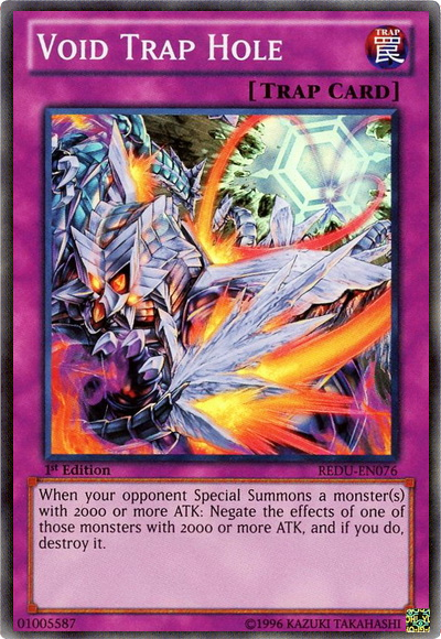 Void Trap Hole [REDU-EN076] Super Rare | The CG Realm