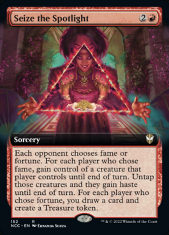 Seize the Spotlight (Extended Art) [Streets of New Capenna Commander] | The CG Realm