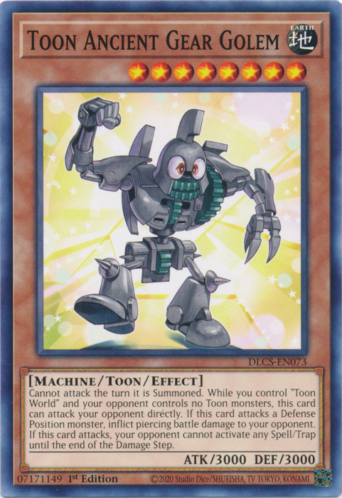 Toon Ancient Gear Golem [DLCS-EN073] Common | The CG Realm