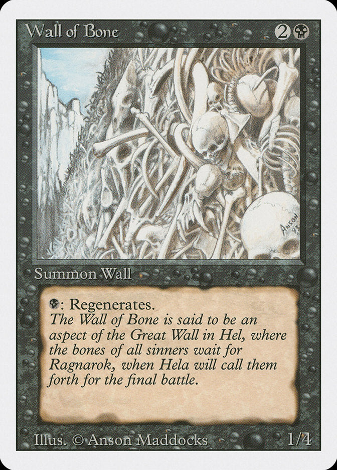 Wall of Bone [Revised Edition] | The CG Realm