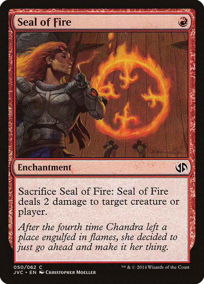 Seal of Fire [Duel Decks Anthology] | The CG Realm