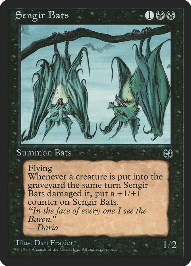 Sengir Bats (Daria Flavor Text) [Homelands] | The CG Realm