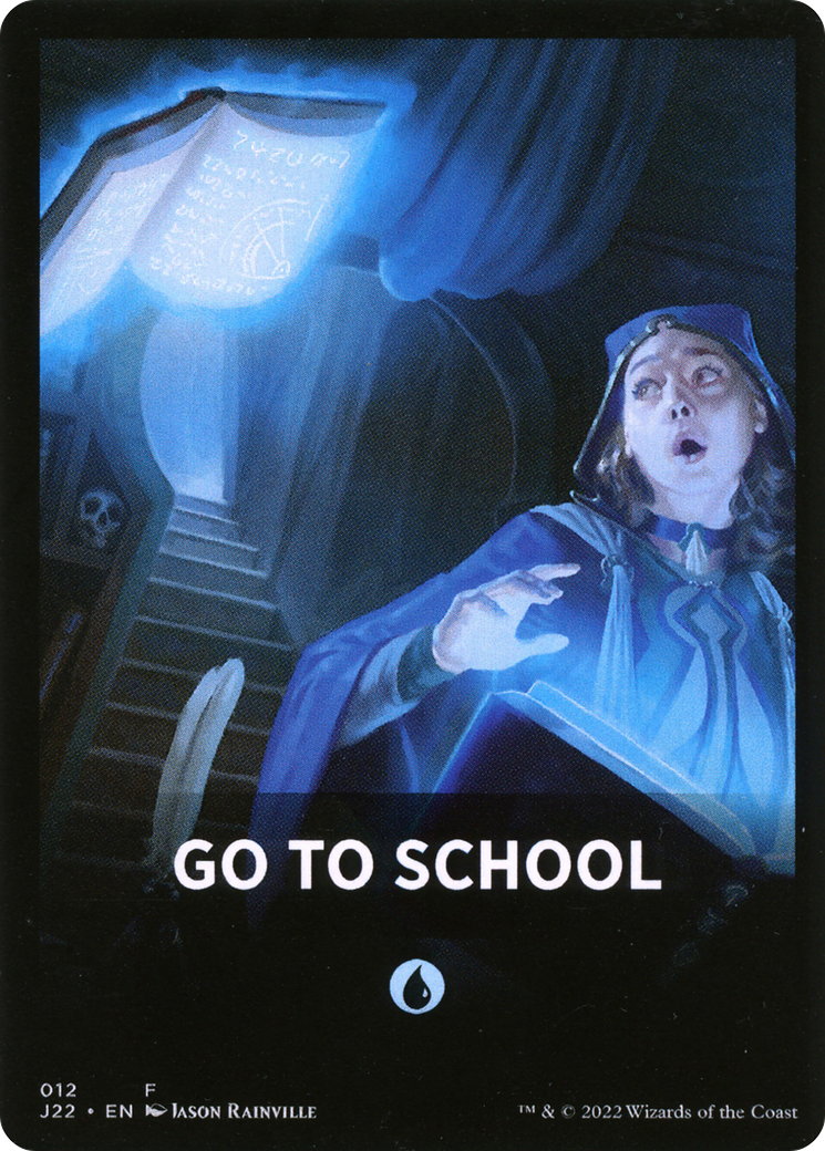 Go to School Theme Card [Jumpstart 2022 Front Cards] | The CG Realm