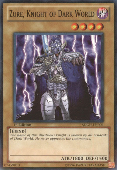 Zure, Knight of Dark World [SDGU-EN004] Common | The CG Realm