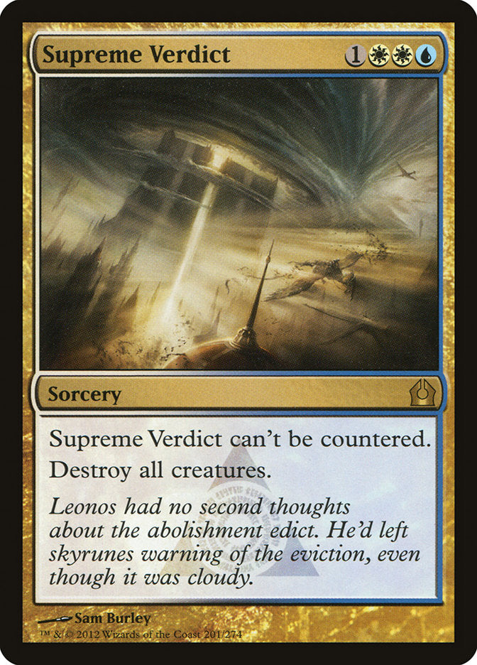 Supreme Verdict [Return to Ravnica] | The CG Realm