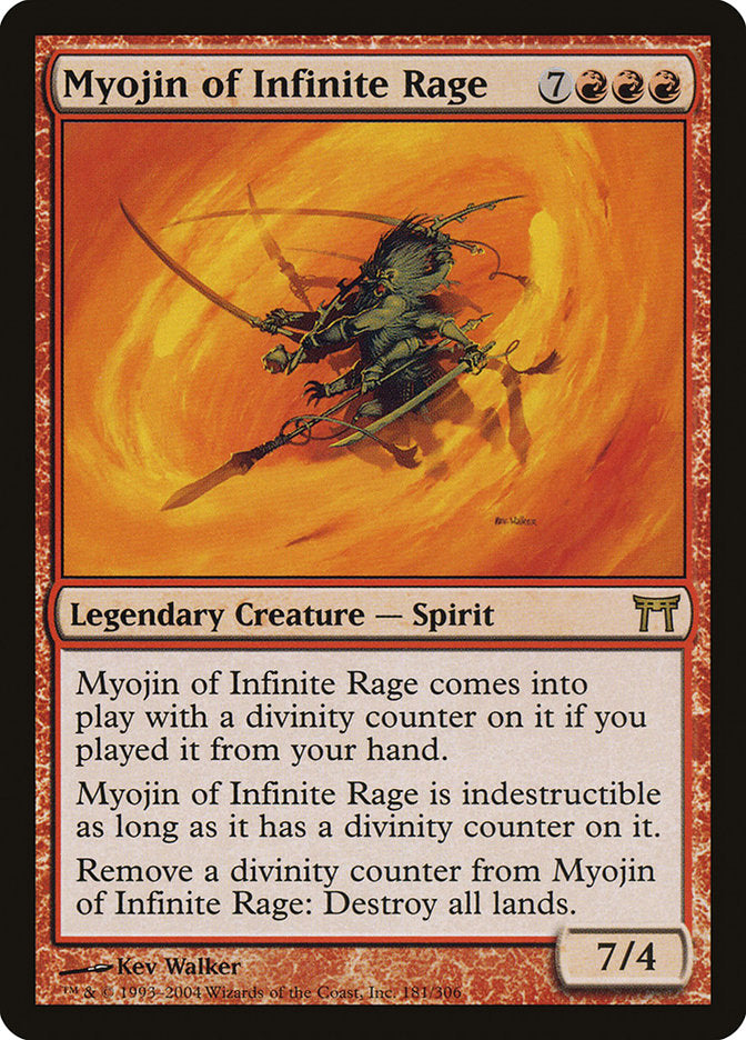 Myojin of Infinite Rage [Champions of Kamigawa] | The CG Realm