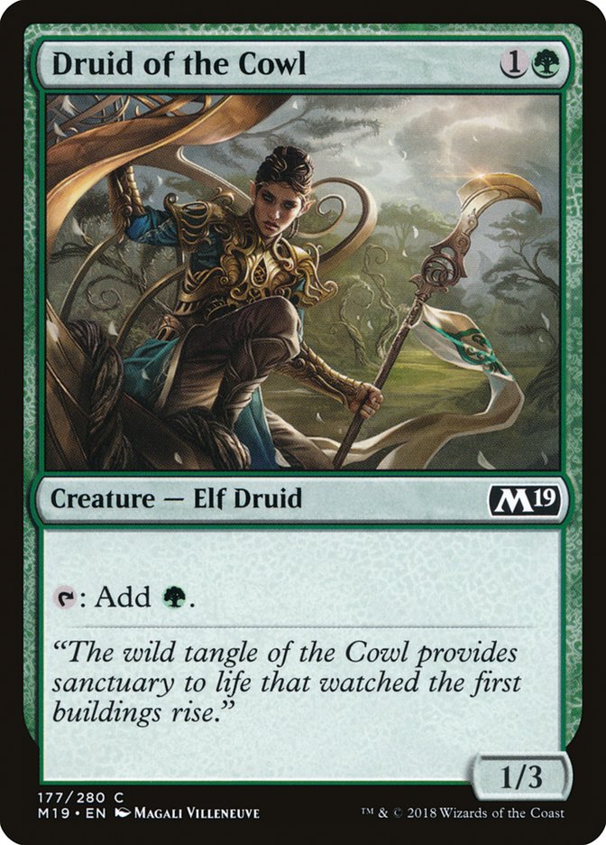 Druid of the Cowl [Core Set 2019] | The CG Realm