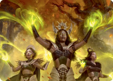 Dawnhart Wardens Art Card [Innistrad: Midnight Hunt Art Series] | The CG Realm