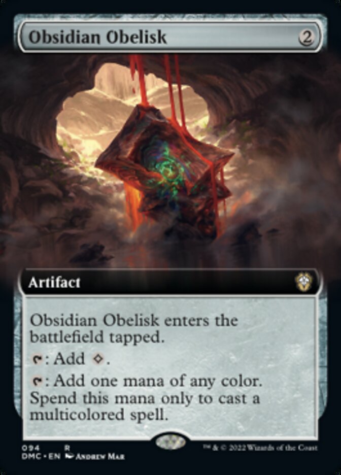 Obsidian Obelisk (Extended Art) [Dominaria United Commander] | The CG Realm
