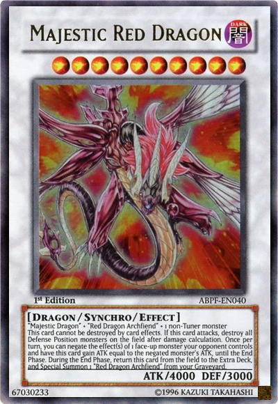 Majestic Red Dragon [ABPF-EN040] Ultra Rare | The CG Realm