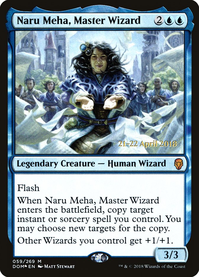 Naru Meha, Master Wizard [Dominaria Prerelease Promos] | The CG Realm