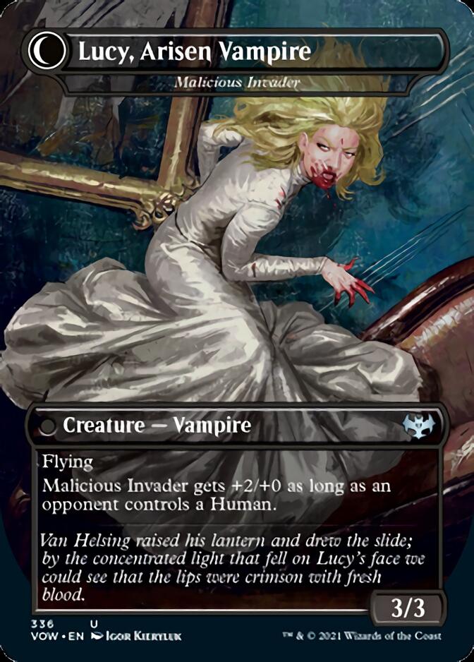Lucy Westenra - Innocent Traveler (VOW-336) - Innistrad: Crimson Vow: (Double Faced Transform) (Borderless)